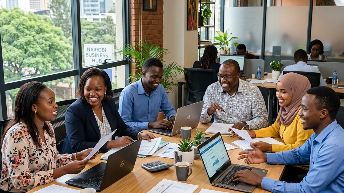 Professional presenting documented commercial performance achievements to a manager