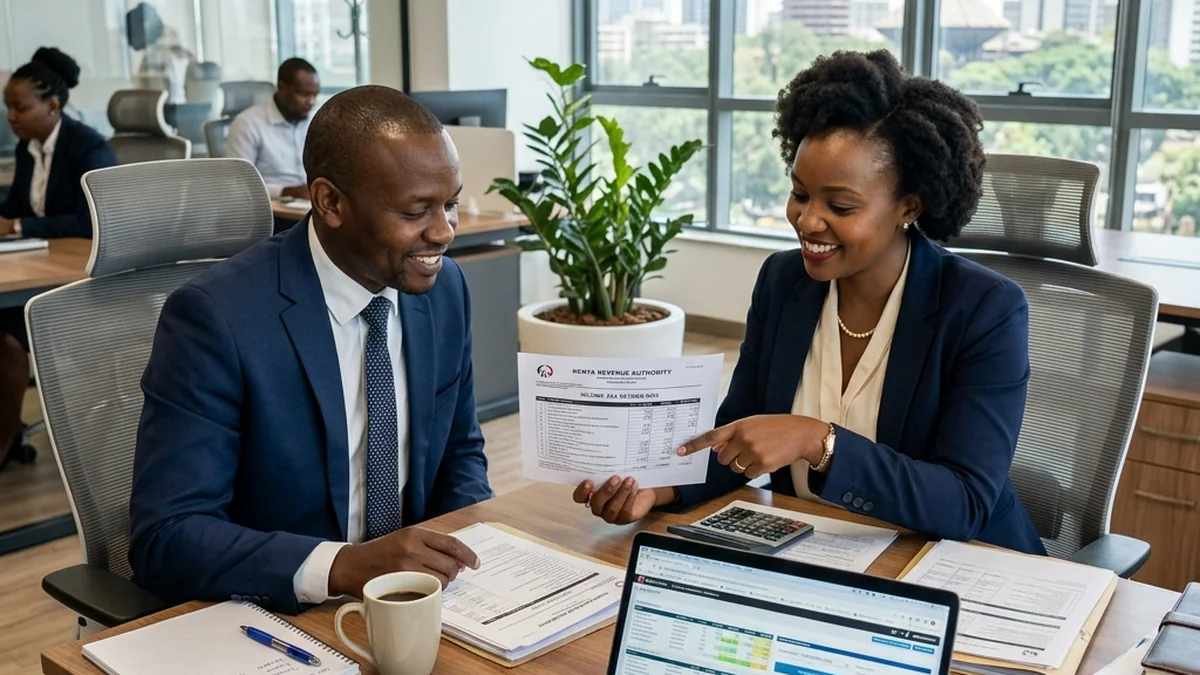 Professional reviewing a startup equity grant agreement and vesting schedule