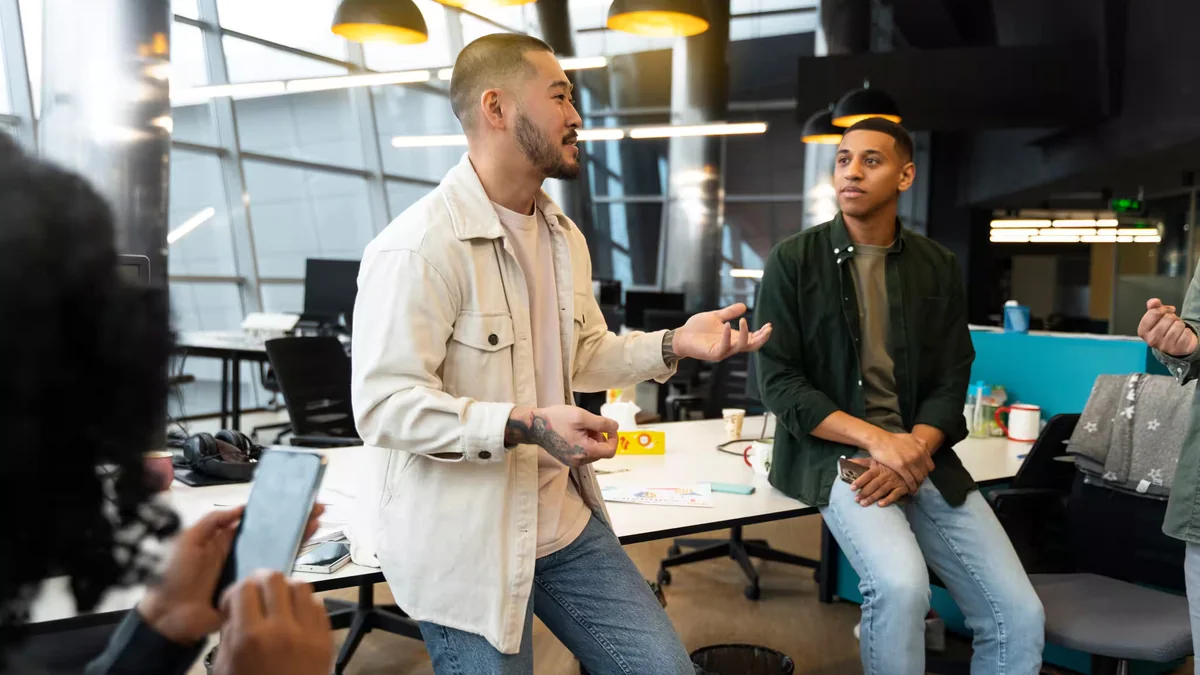 Job candidate carefully auditing an employment offer for red flags